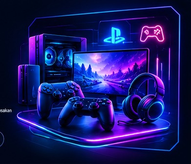 Ilustrasi perangkat gaming